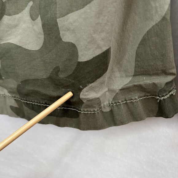 Hollister Camo Baggy Cargo Pants Womens Sz M Long Wide Leg grunge 90s y2k urban - Picture 8 of 8